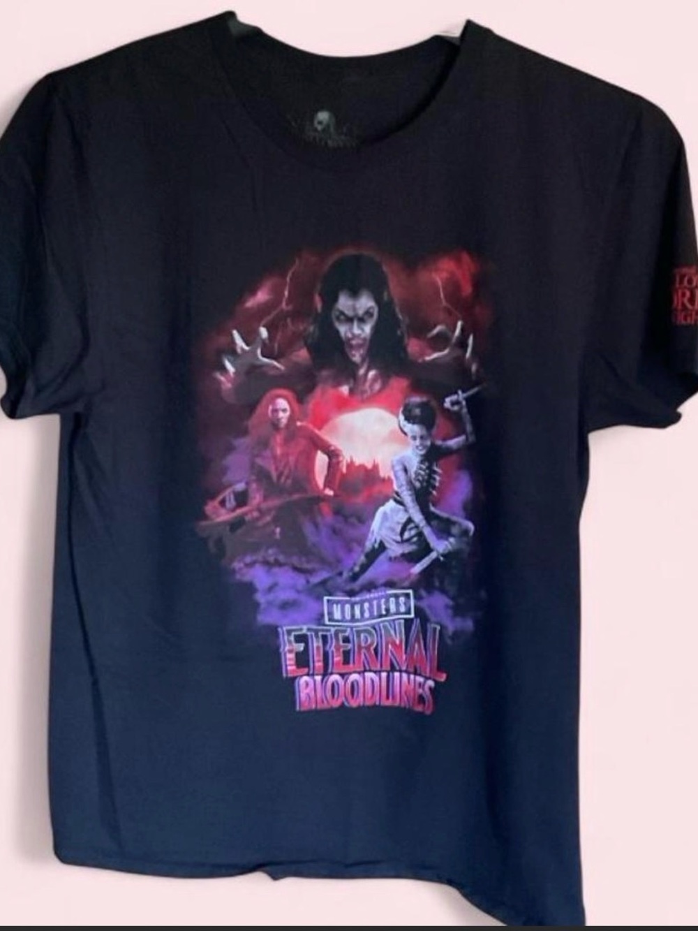 Eternal Bloodlines Graphic Horror Tee - Black
